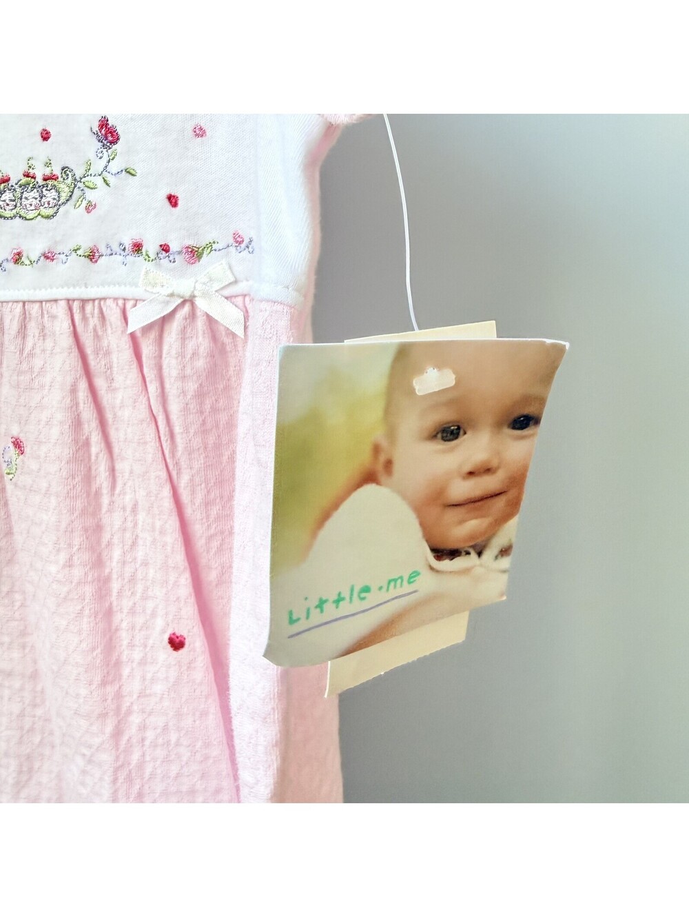 VTG "Sleep N Play" Little Me Romper 6M One Piece Peas in a Pod Infant NWT - Picture 3 of 6